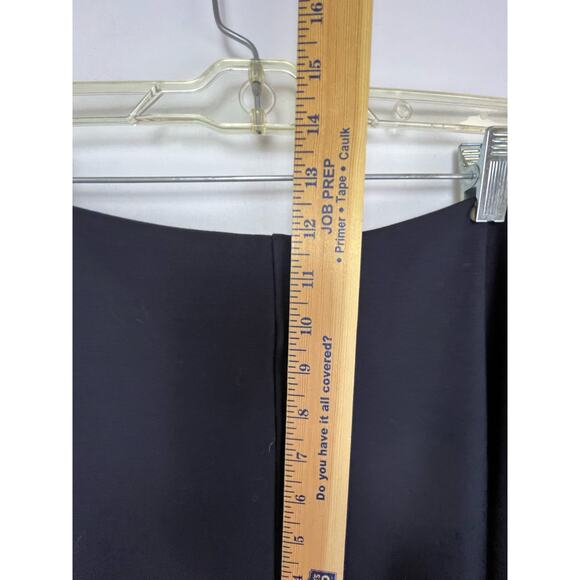 Soft Surroundings Women's Size Large Long Black Straight Leg Pull On Dress Pants - Picture 8 of 10